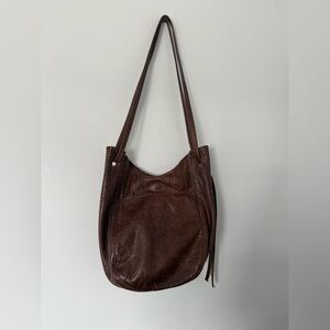 Erin Templeton Leather Hobo Tote - Medium